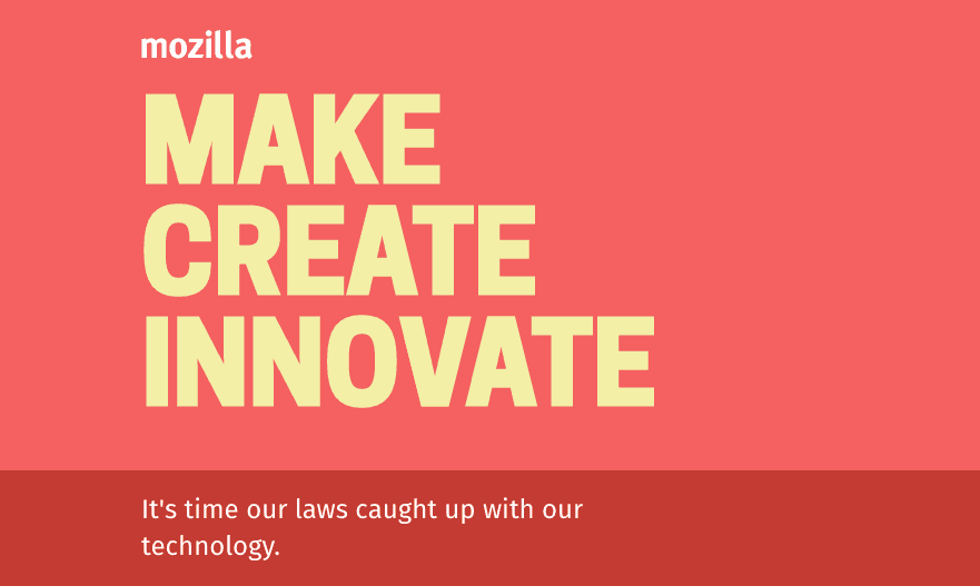Mozilla pushes for EU copyright reform